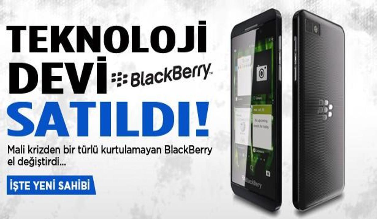 blackberry satildi iste yeni sahibi telefon haberleri