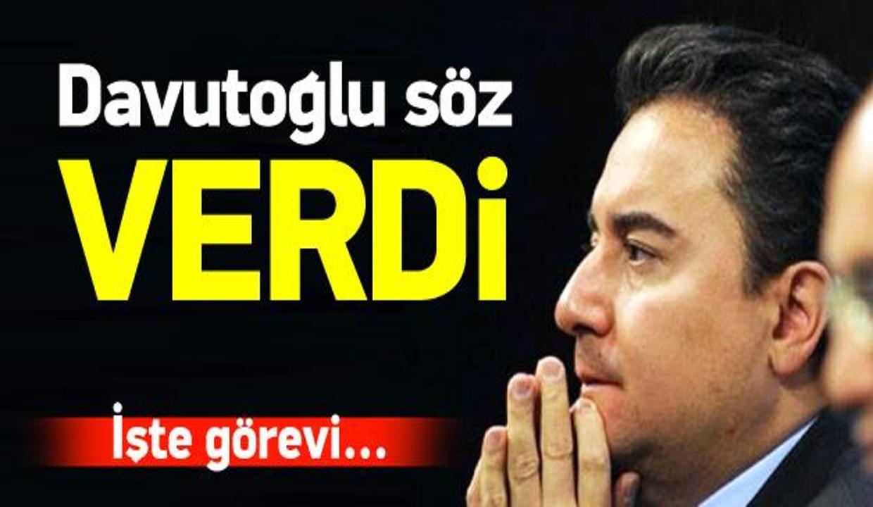 Davutoğlu, Babacan’a kaptanlık sözü verdi