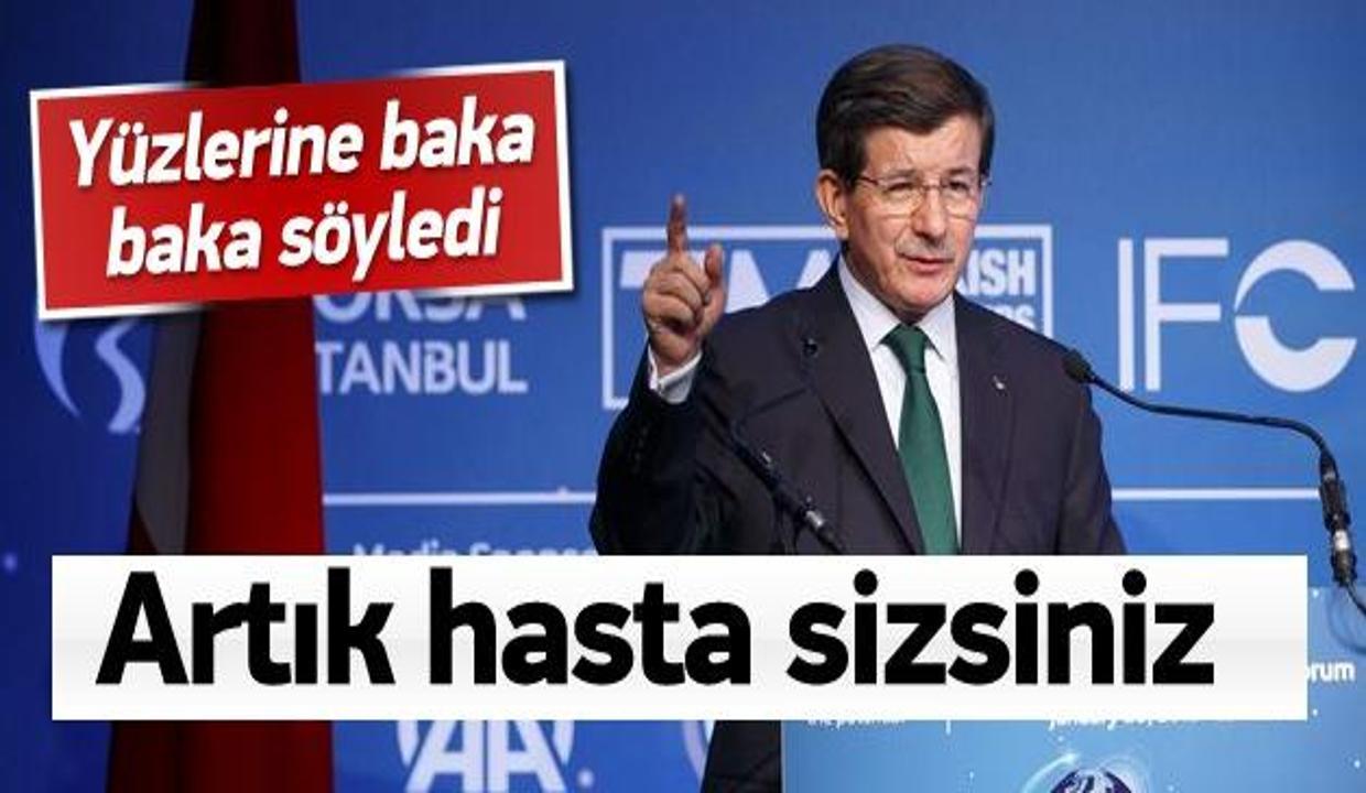 Davutoğlu: Hasta adam artık Avrupa