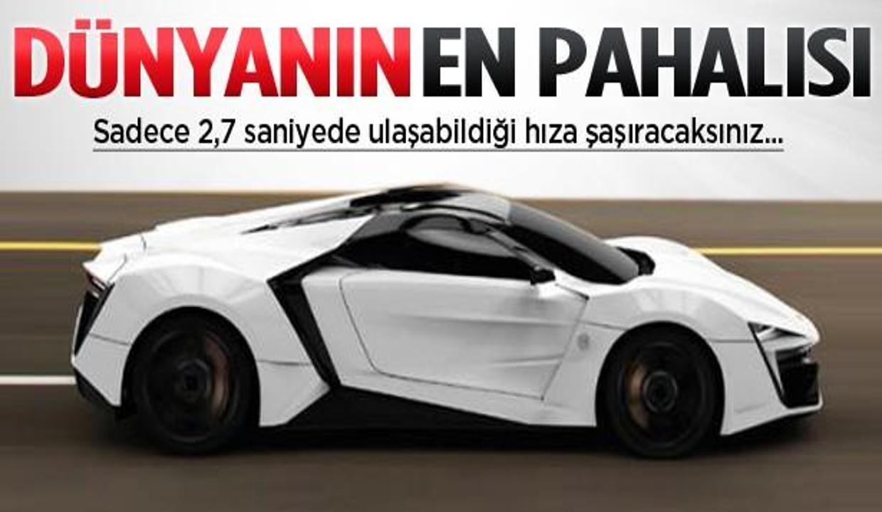 Dünyanın en pahalı arabası geliyor