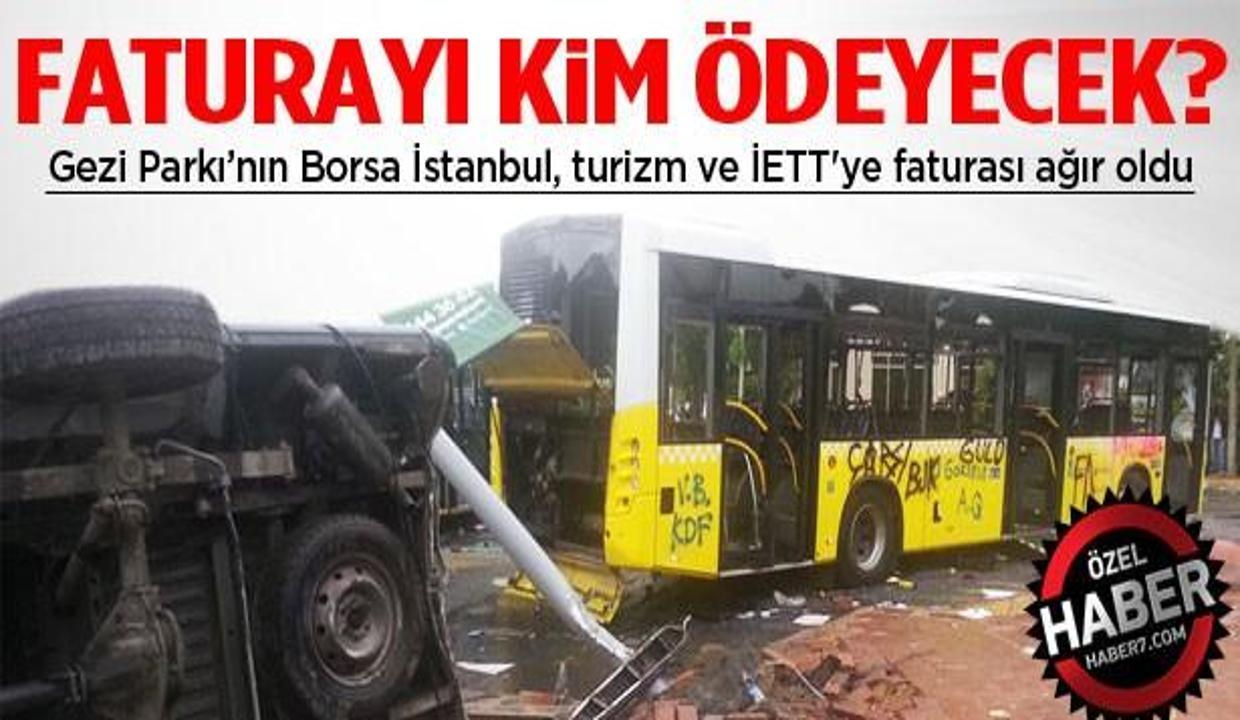 Gezi Parkı olaylarının ekonomik faturası ağır oldu Ekonomi Haberleri