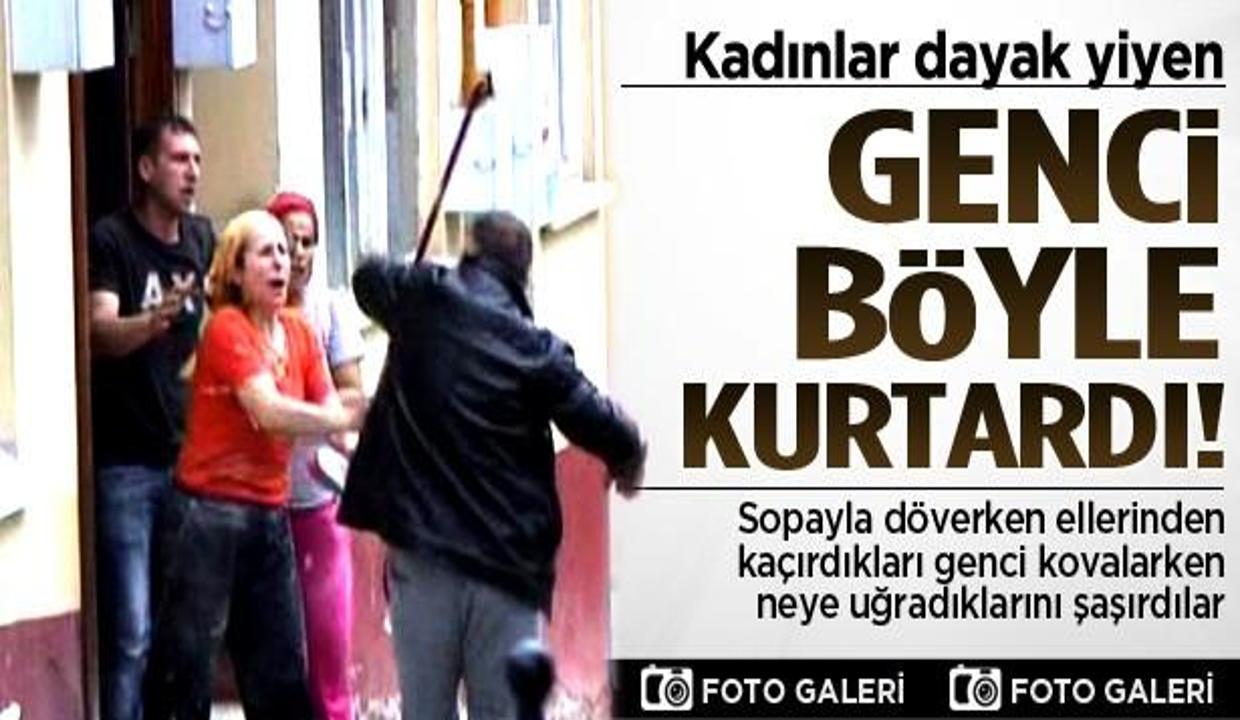 Kadınlar dayak yiyen genci böyle kurtardı! GÜNCEL Haberleri Kadınlar dayak yiyen genci böyle kurtardı! GÜNCEL Haberleri