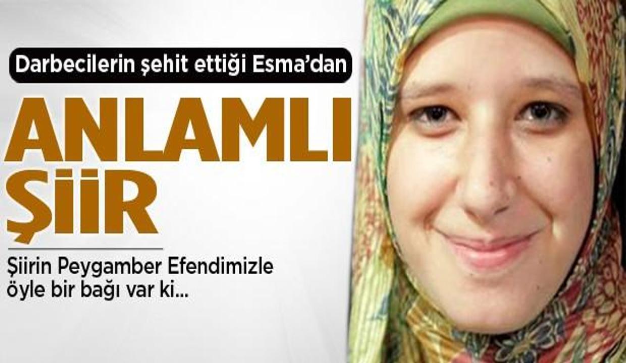 Misir Sehidi Esma Nin Paylastigi Siir Yurek Dagladi Afrika Haberleri