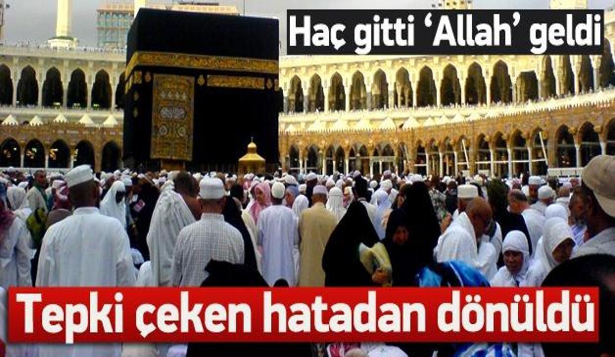 Suudiler, Kabe'deki hatadan döndü