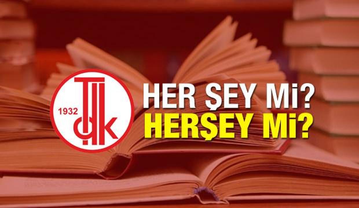 Herşey nasıl yazılır? TDK Herşey birleşik