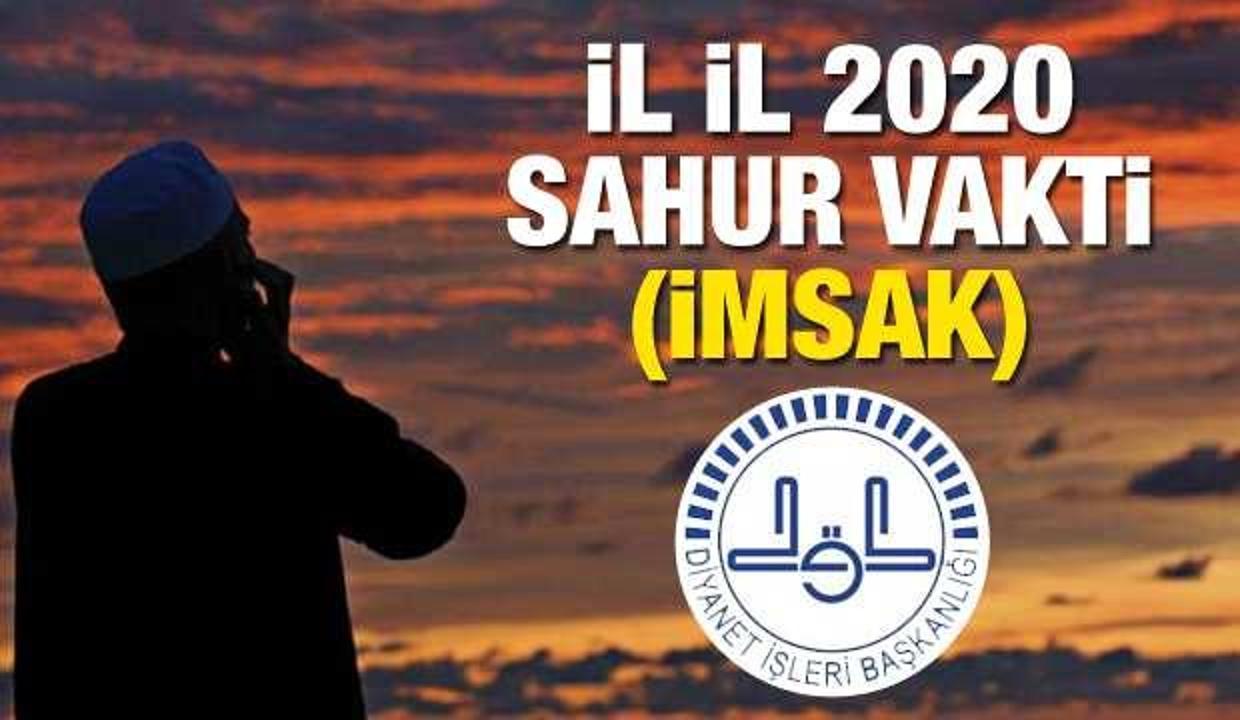 Ramazan imsakiyesi 2020 sahur (imsak) ve iftar vakitleri YAŞAM Haberleri Ramazan imsakiyesi 2020 sahur (imsak) ve iftar vakitleri YAŞAM Haberleri