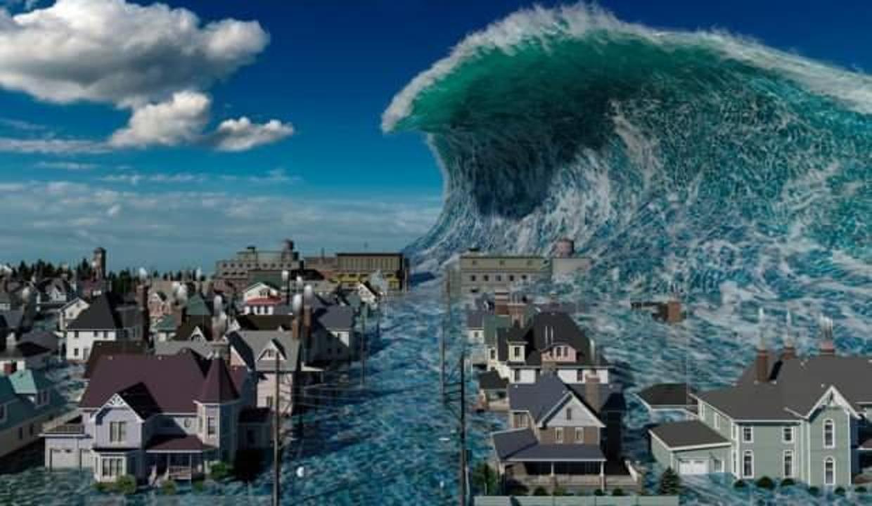 Bilim insanları uyardı: Gelecek yıl dev bir tsunami yerle bir edecek