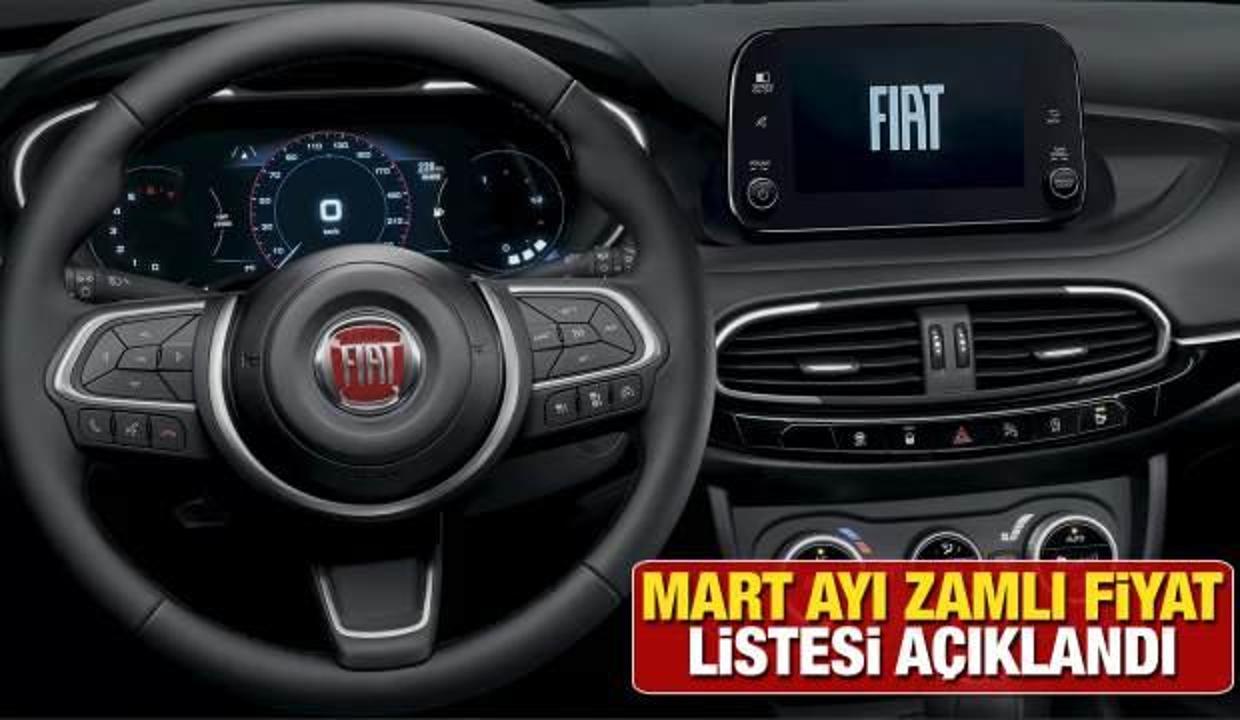 Fiat 2022 Mart ayı zamlı güncel fiyat listesi! 2022 Model Egea Panda