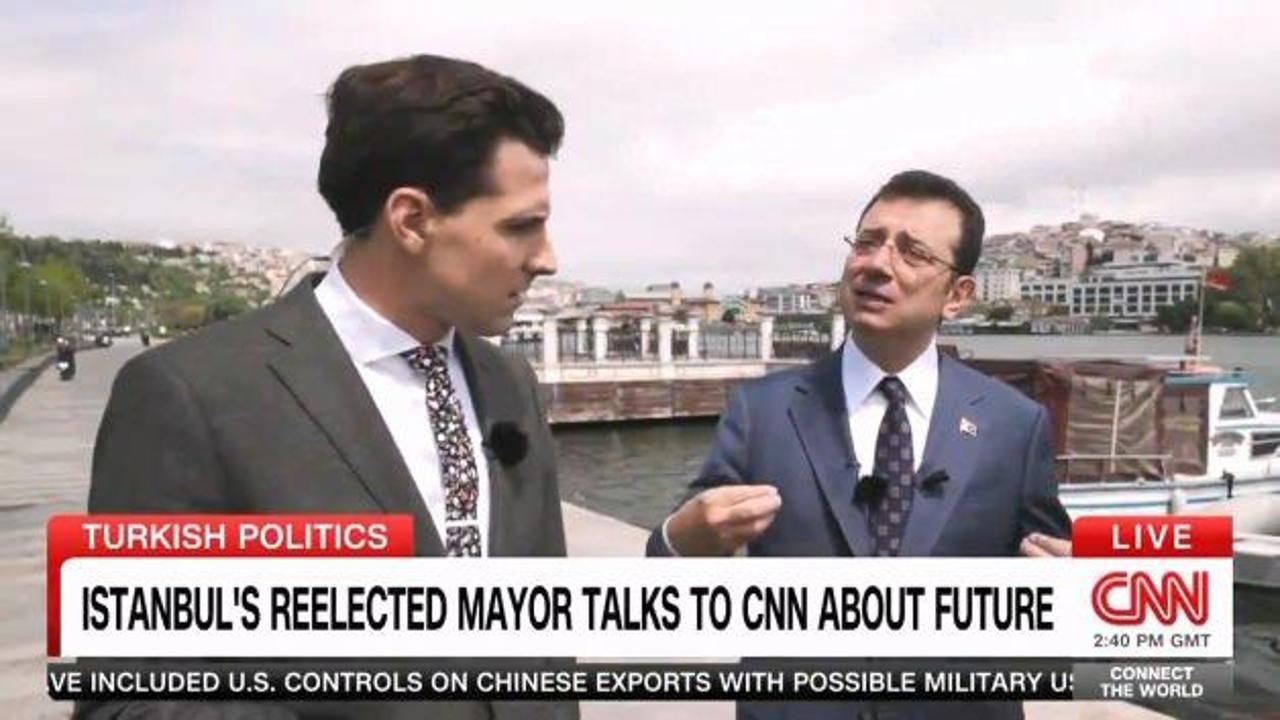 Ekrem İmamoğlu, CNN International'a konuştu