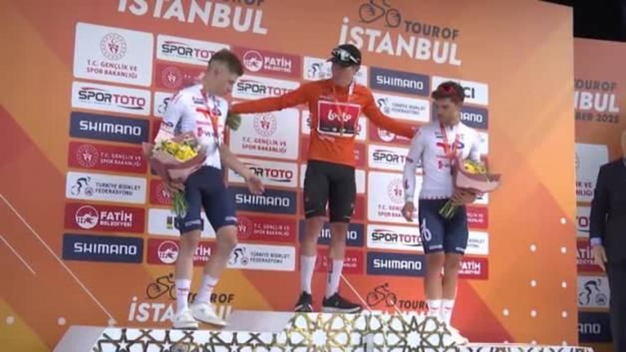 İstanbul'da bisiklet heyecanı sona erdi