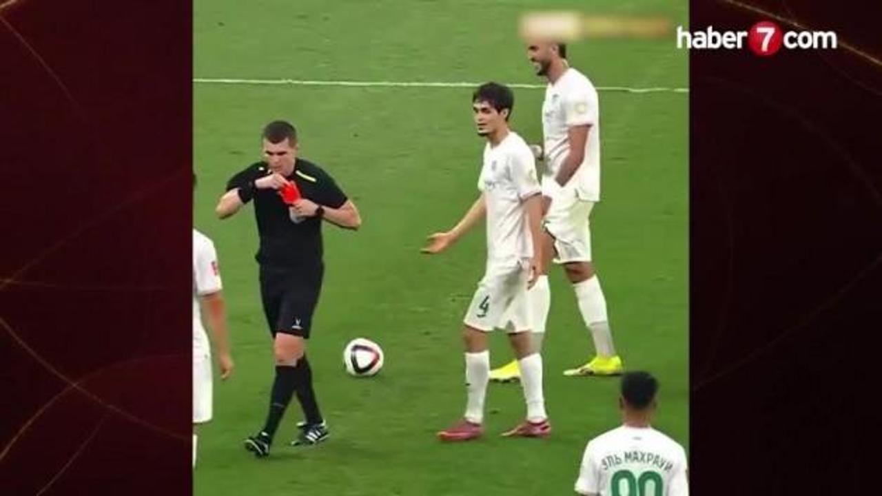 Kırmızı kart iptal edildi, forma geri alındı! Sahada güldüren anlar