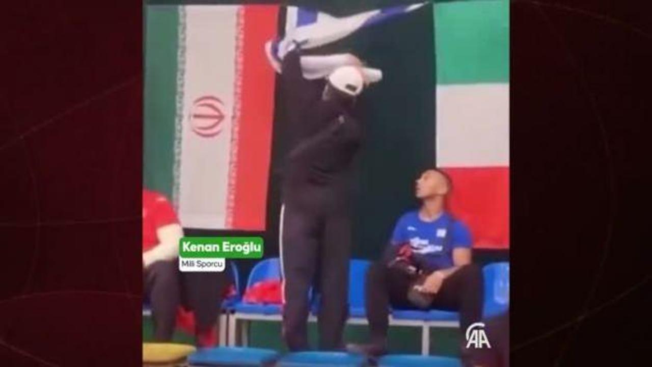 Milli sporcumuz şampiyonaya damga vurdu! Kenan Eroğlu'dan İsrail'e tepki