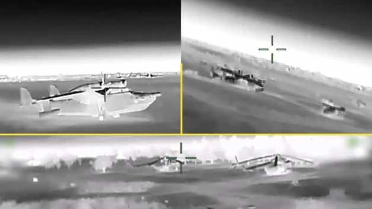 Rusya-Ukrayna savaşında bir ilk!  Amfibi uçaklar keklik gibi avlandı