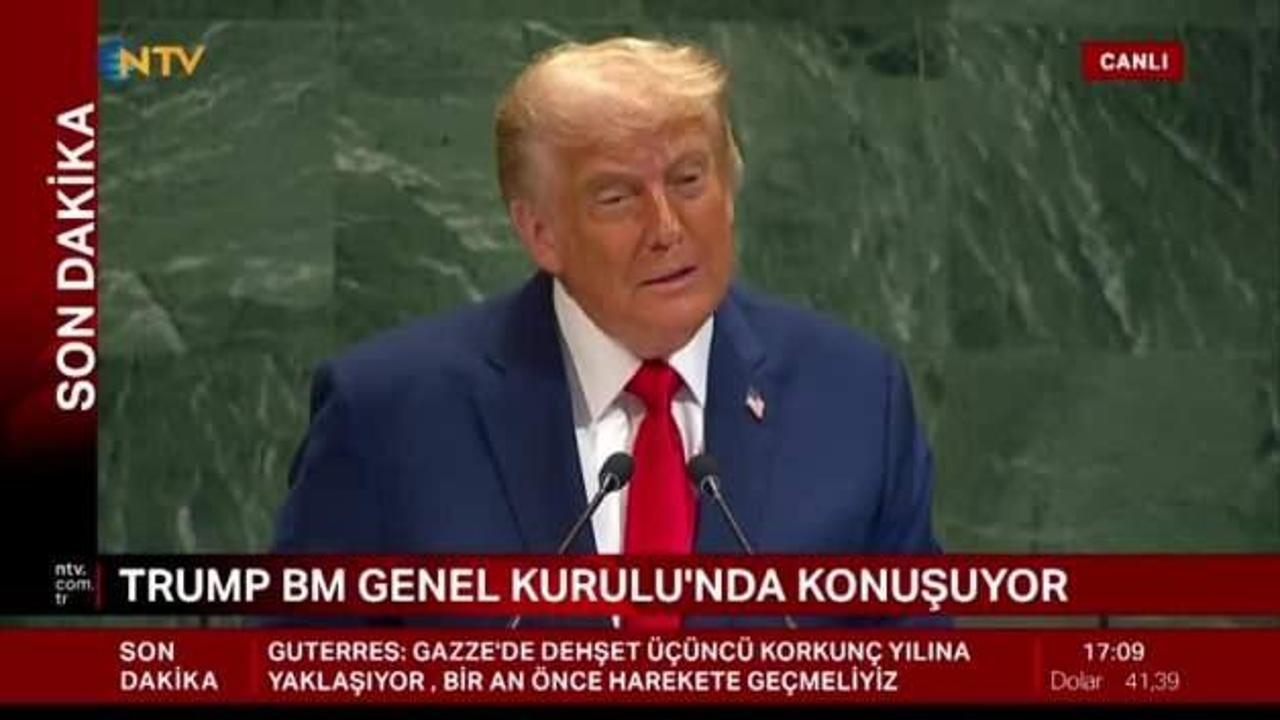 Trump'ın BM konuşmasında prompter ile imtihanı!