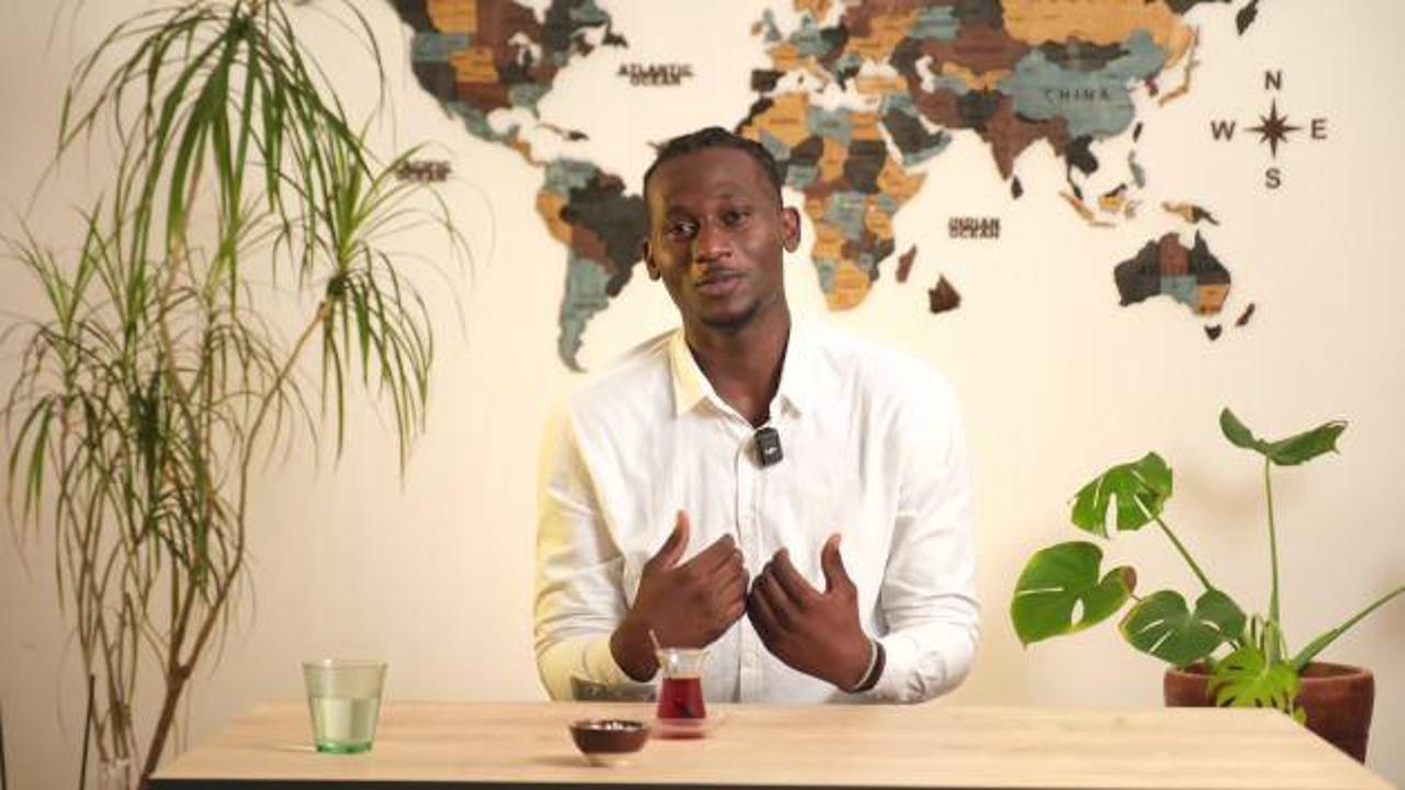 3 yıldır Türkiye'de olan Muhammed Osman'dan gönülleri fetheden muhabbet