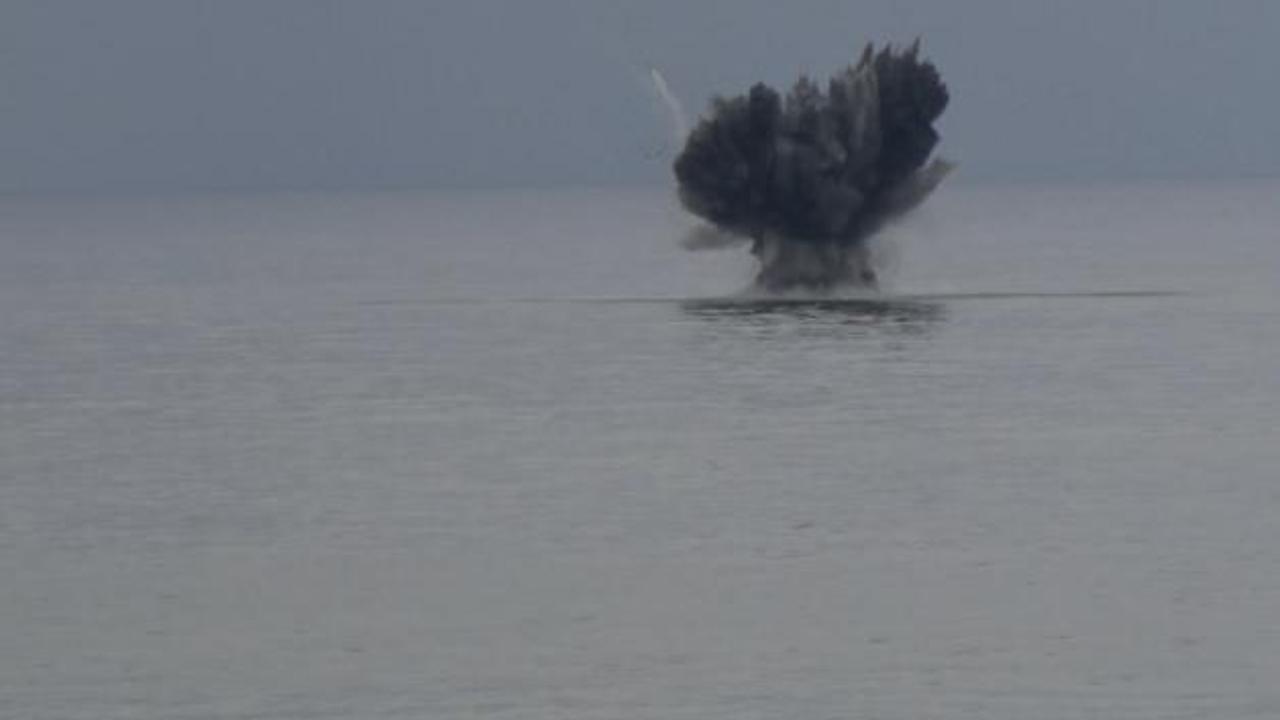 Ukrayna'ya ait insansız deniz aracı Yoroz Limanı açıklarında patlatılarak imha edildi