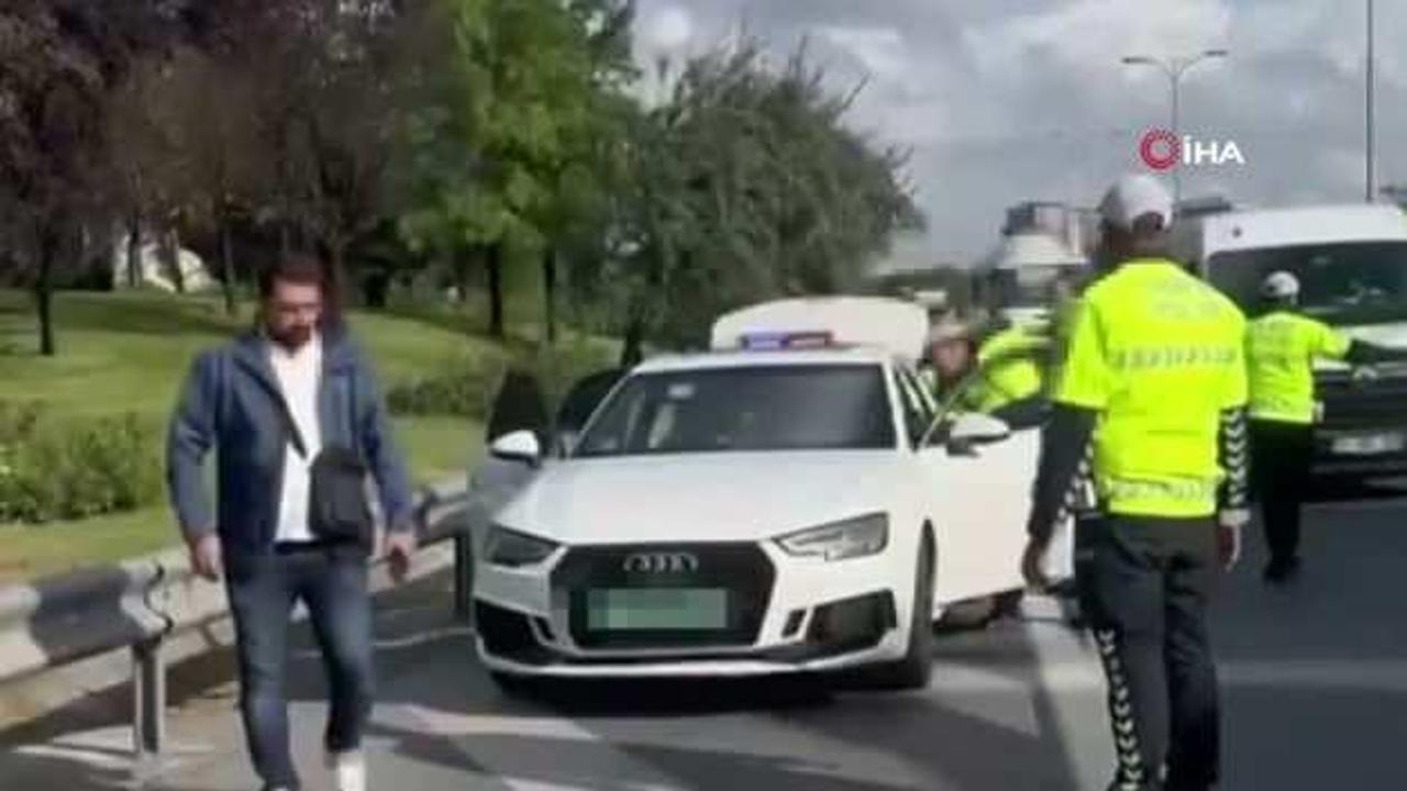 Sahte plakalı araca 334 bin lira para cezası