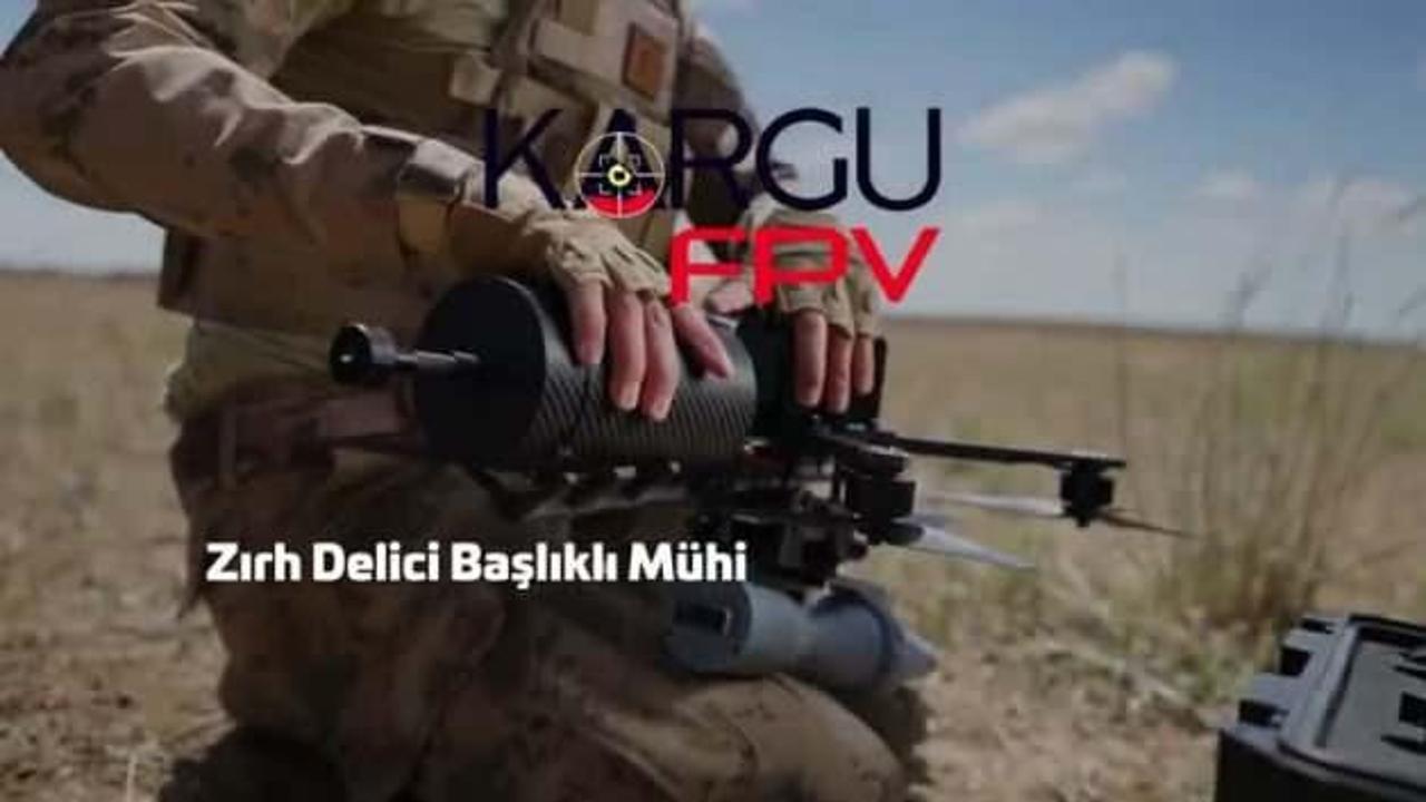 Milli kamikaze drone Kargu ile düşmanı zırh içinde de imha ediliyor