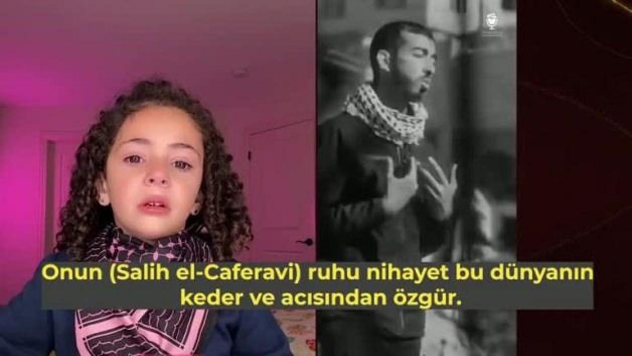 150 binden fazla takipçisi bulunan küçük Mila Gazze için hem ağladı hem ağlattı