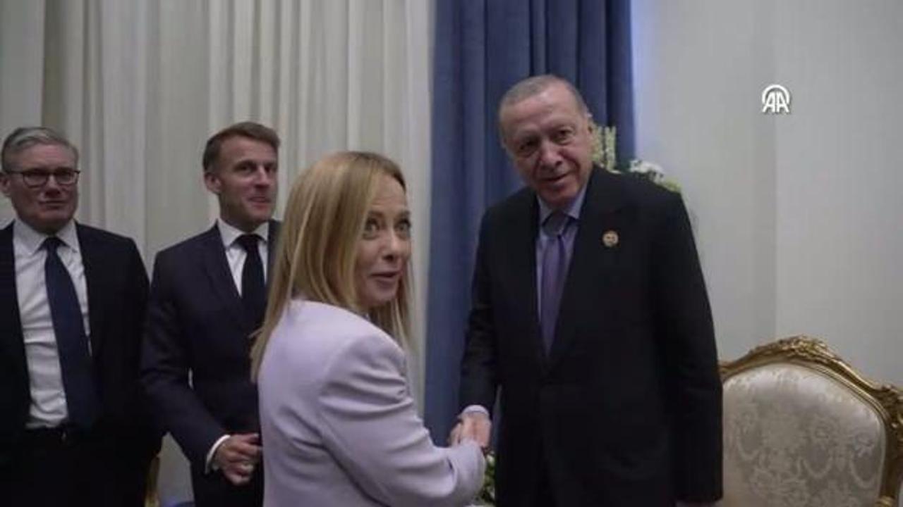 Cumhurbaşkanı Erdoğan'dan Meloni'ye: Sigarayı bırak