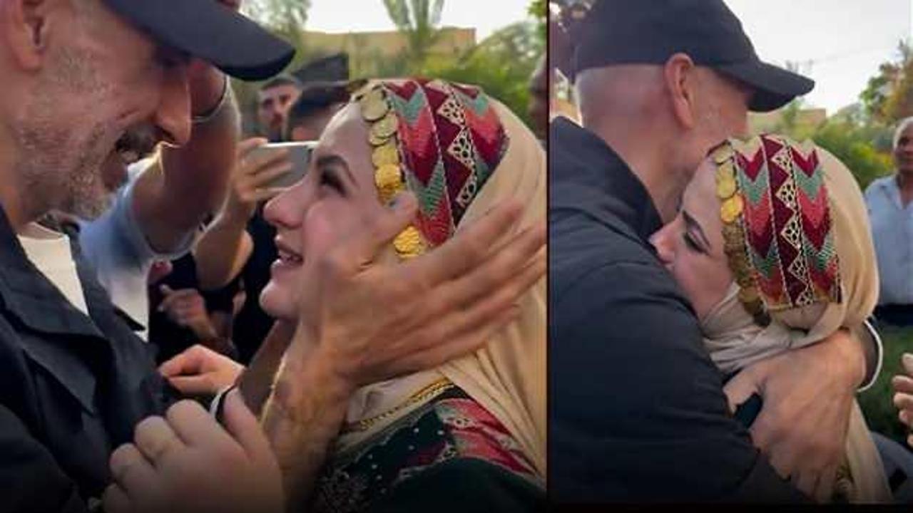 Genç kızın 20 yıllık baba hasreti son buldu! O anlarda herkes gözyaşlarını tutamadı