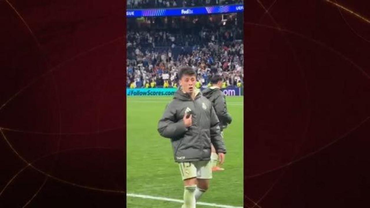 Arda Güler Şampiyonlar Ligi'nde geceye damga vurdu! Arda'nın şaşkınlığı kameralara yansıdı...