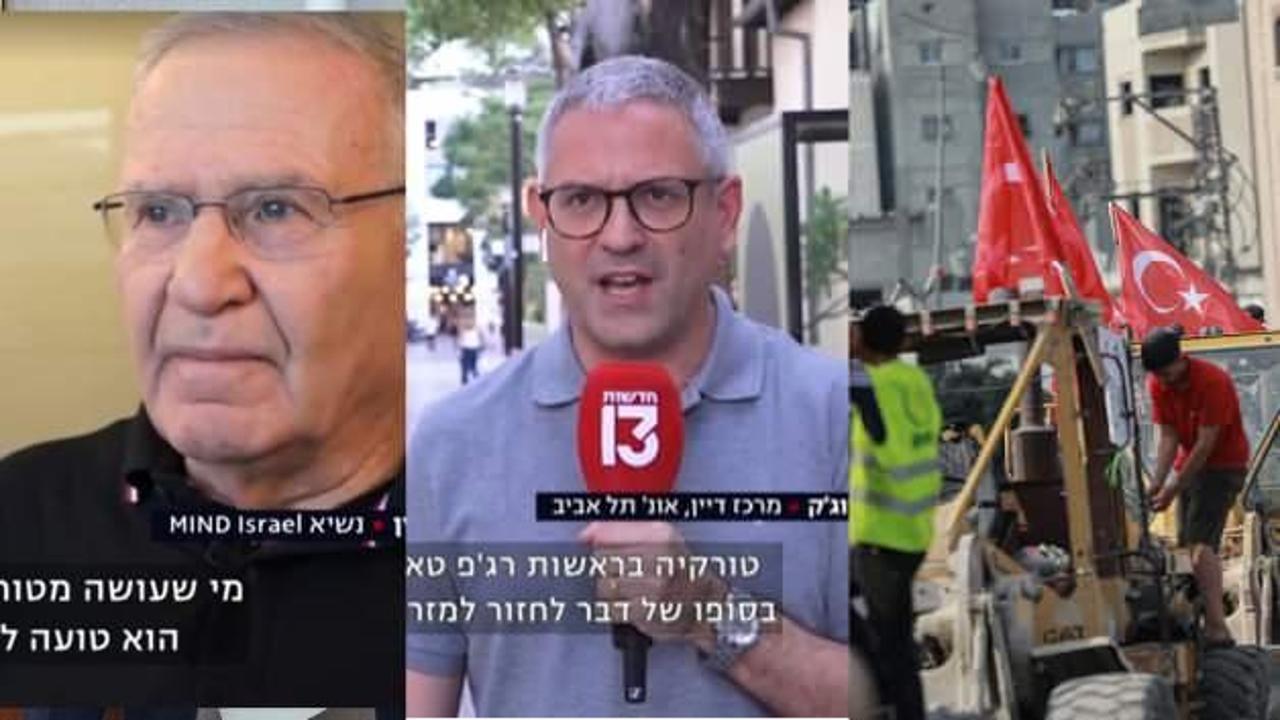 İsrail kanalı Gazze'den yayın yaptı, çıldırdılar: Türkiye'yi durdurun!