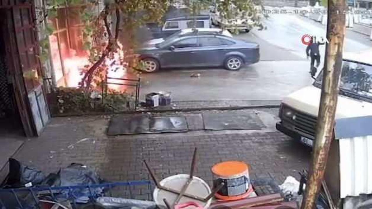 Kastamonu’da oto tamirhanesinde yangın: Yanmaktan böyle kurtuldular