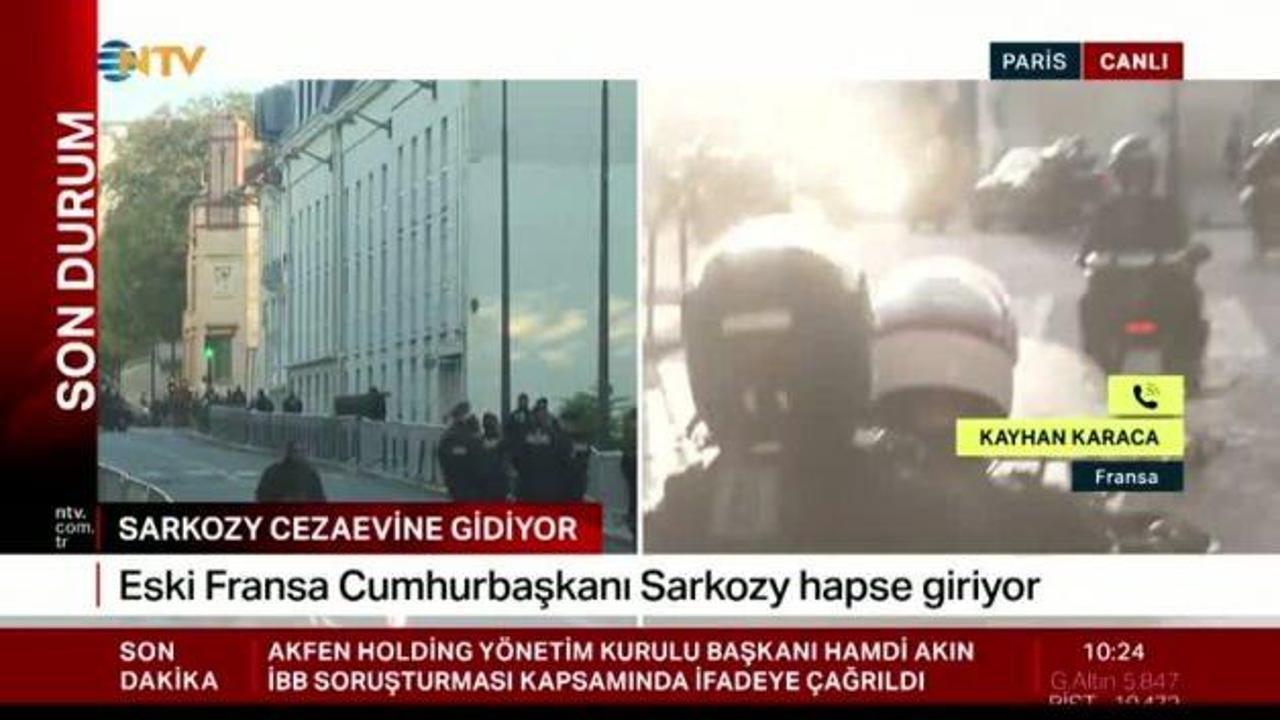 Sarkozy bugün hapishaneye girdi! İşte Fransa'daki tarih anlar