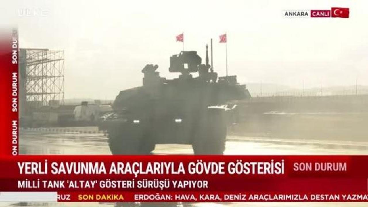 Altay Tankı'ndan gövde gösterisi! Artık TSK envanterinde