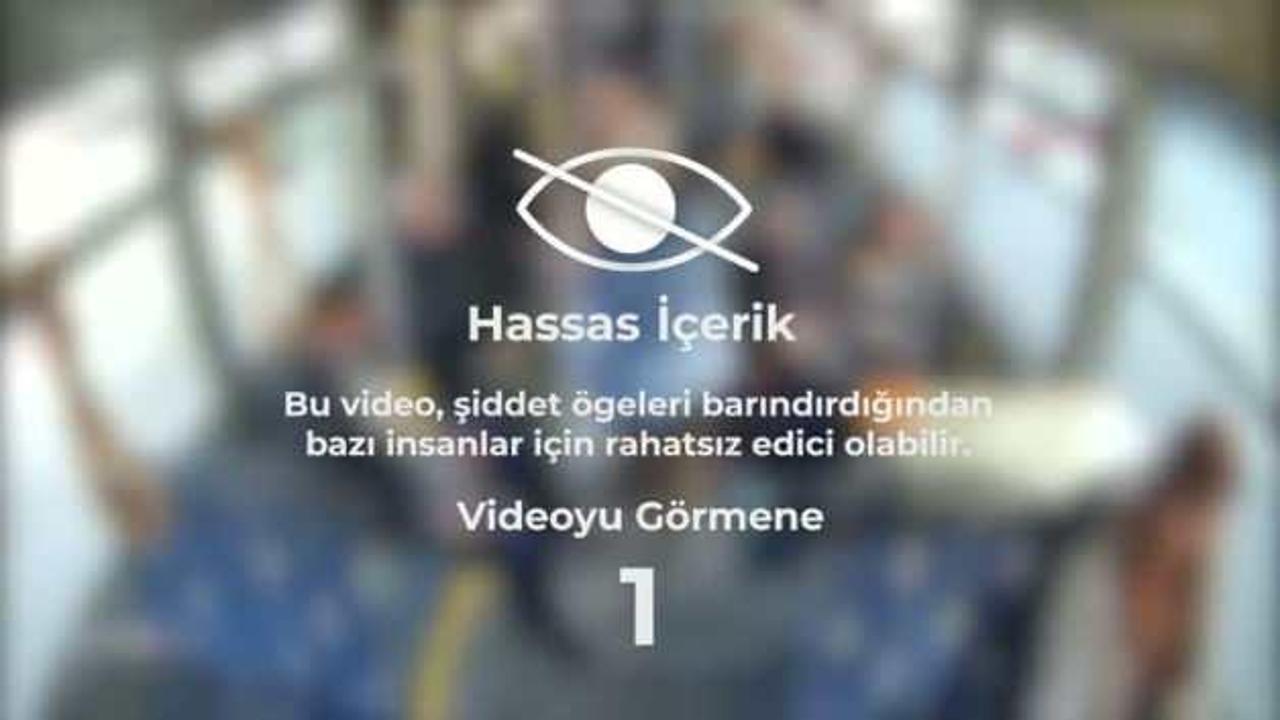 Arnavutköy'de 1 kişinin öldüğü İETT otobüsündeki kavga kamerada