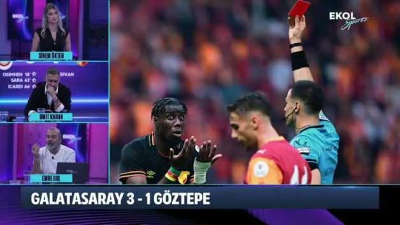 Galatasaraylı eski yıldızdan Bokele'nin kırmızı kartı için olay yorum