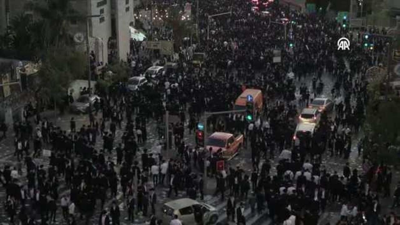 Ultra Ortodoks Yahudiler sokağa çıktı! Zorunlu askerliği protesto ettiler