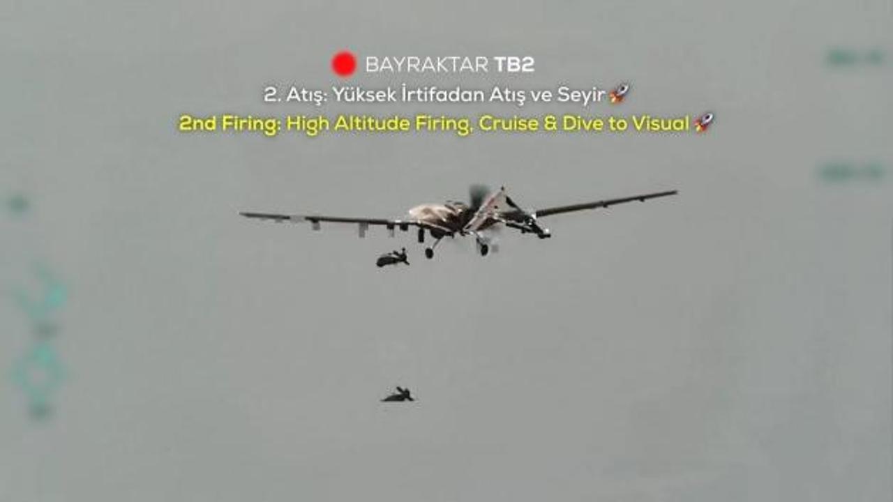 Bayraktar TB2 KEMANKEŞ'le vurdu! İşte o görüntüler