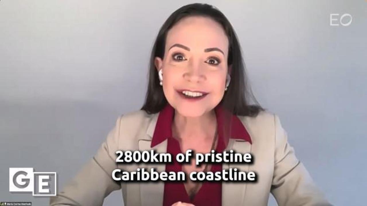 Maria Corina Machado, Venezuela'nın 1.7 trilyon dolarlık varlığını ABD'ye tekli etti