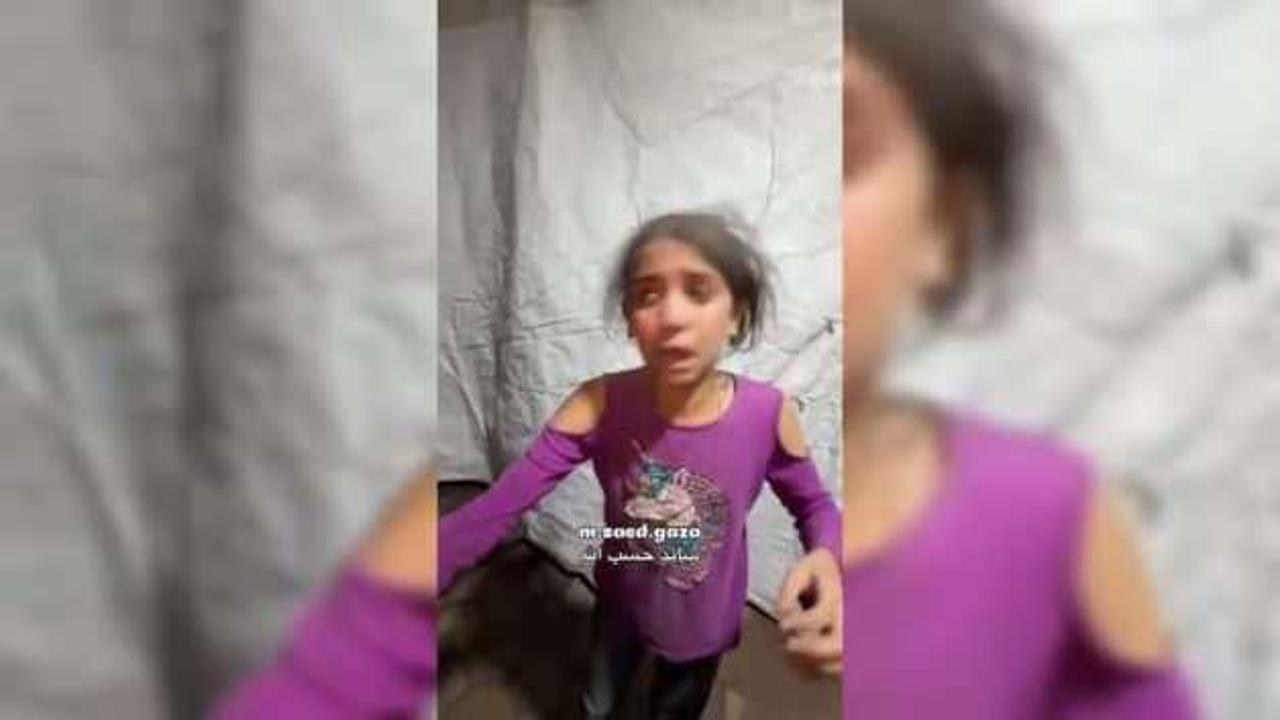 Babasının şehit olduğunu gören Gazzeli kız çocuğunun yürek yakan feryadı