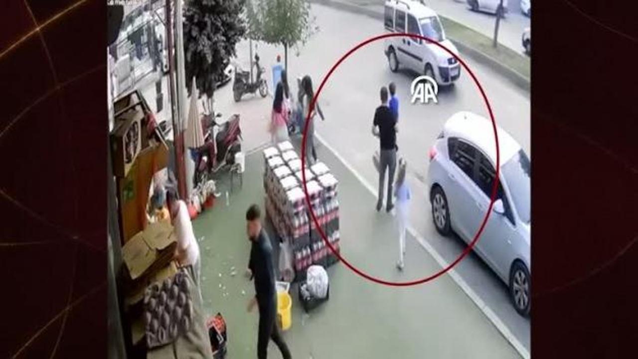 Yürekleri ağza getiren kaza! Kural tanımaz forklift sürücüsü dehşet saçtı!