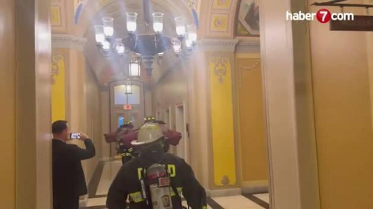 Washington'daki ABD Kongresi metrosunda yangın çıktı