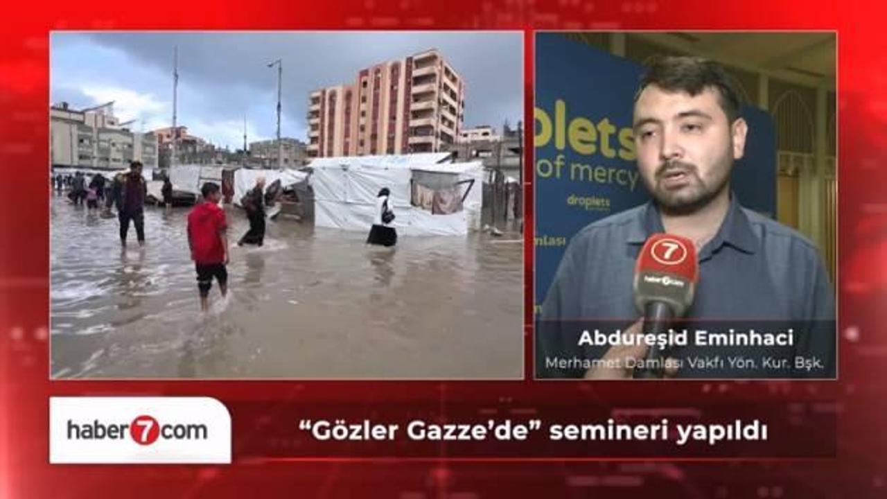 “Gözler Gazze’de” etkinliği Taksim’de gerçekleşti