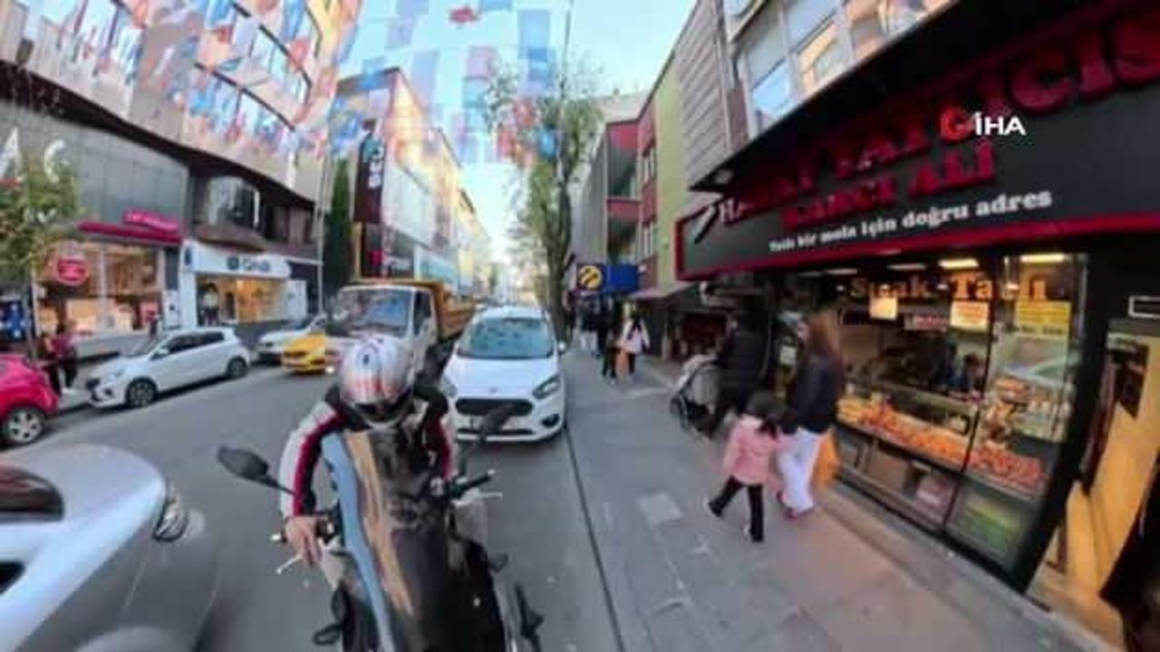 İnadına kornaya bastı: Önce uyarı sonra dayak yedi!