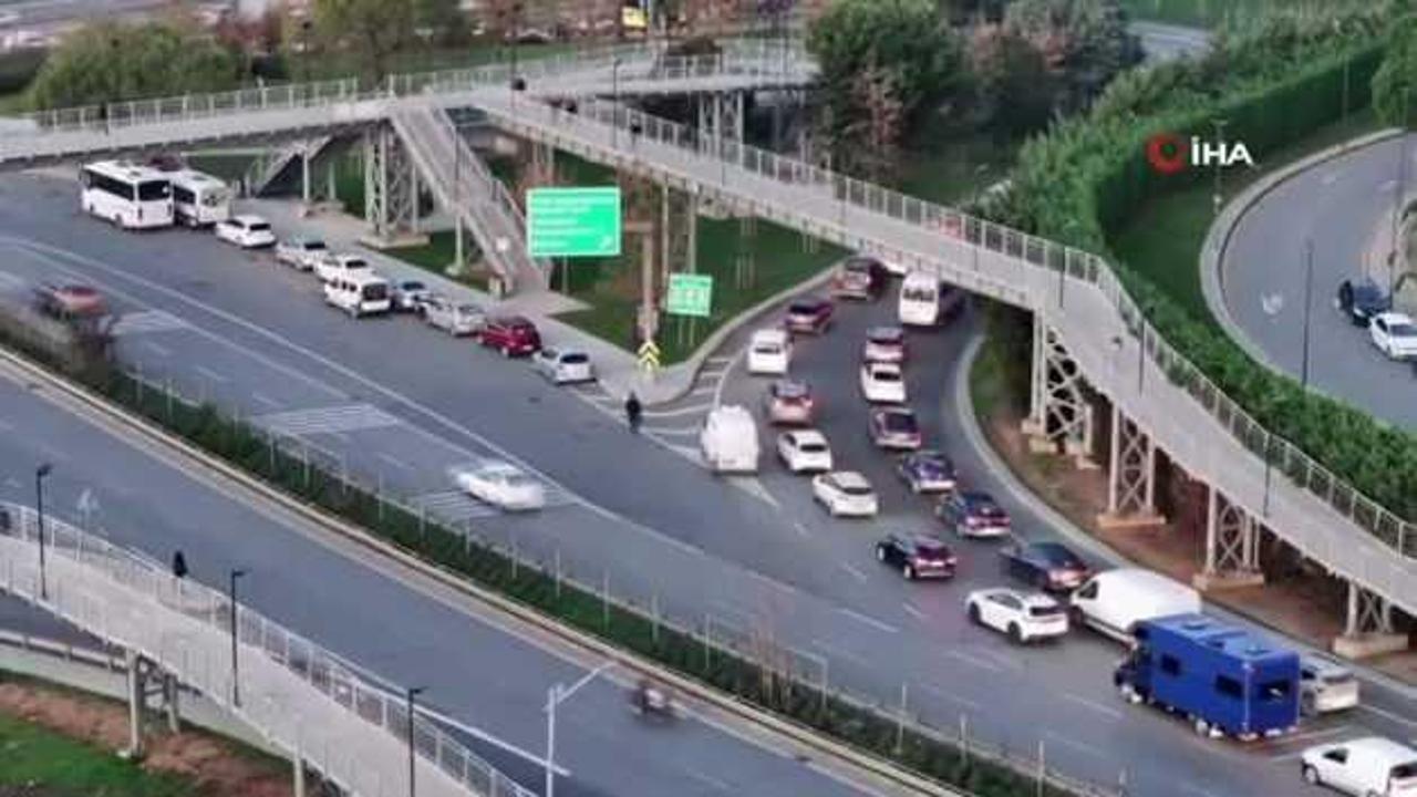 Beykoz'da "kaynak manevrası" pahalıya patladı: 32 sürücüye 69 bin lira ceza kesildi