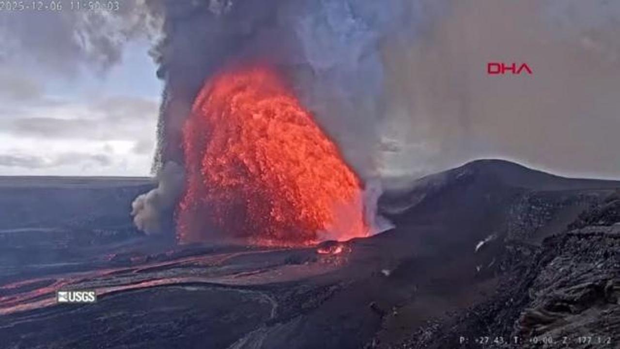 Hawaii'deki Kilauea Yanardağı yeniden lav püskürttü