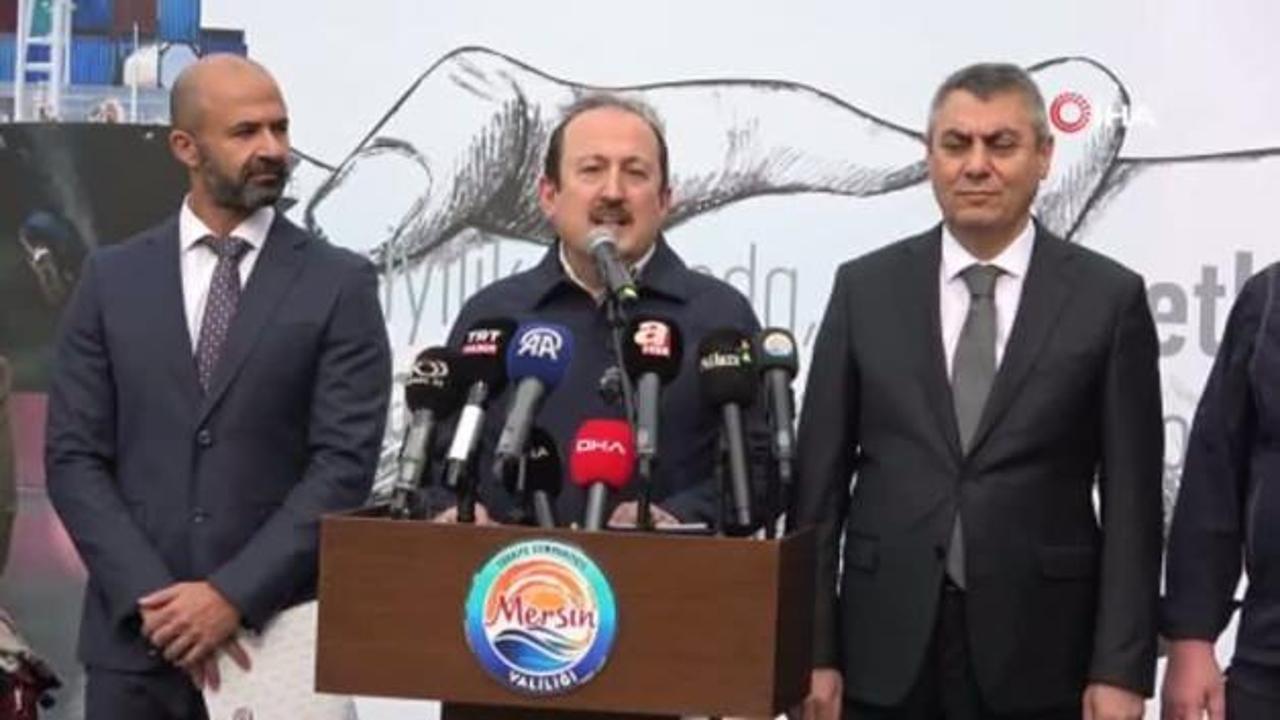 İyilik Gemisi Mersin'den Sudan'a uğurlandı