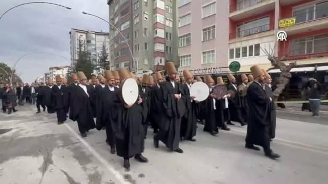 Karaman'da Hazreti Mevlana'nın 752. Vuslat Yıl Dönümü kapsamında program düzenlendi