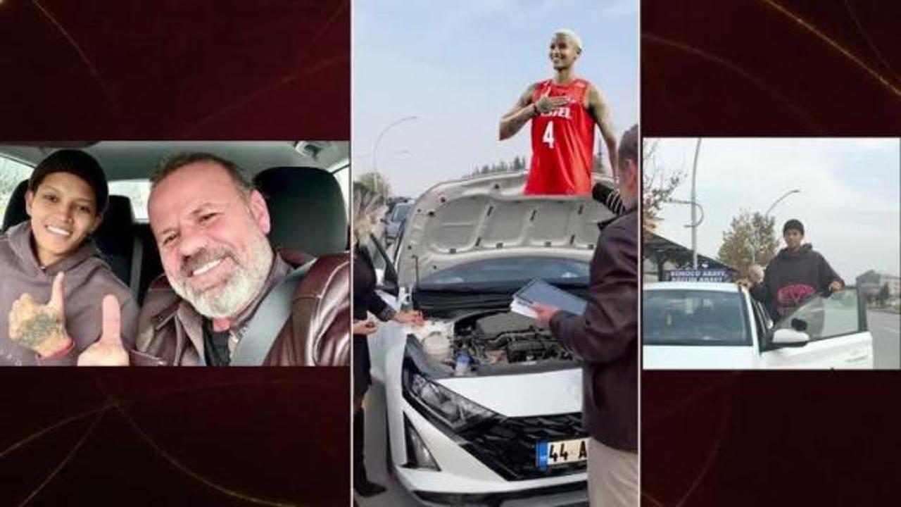 Milli voleybolcu Melissa Vargas direksiyon sınavına girdi!