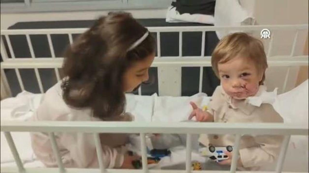 Pitbul saldırısına uğrayan minik Efe ailesiyle ilk…