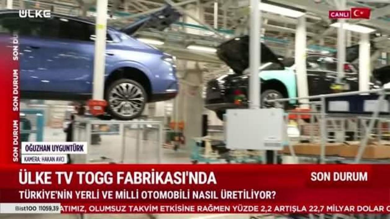 TOGG fabrikasında parmak ısırtan tablo! 3 dakikada bir yerli otomobil banttan iniyor...