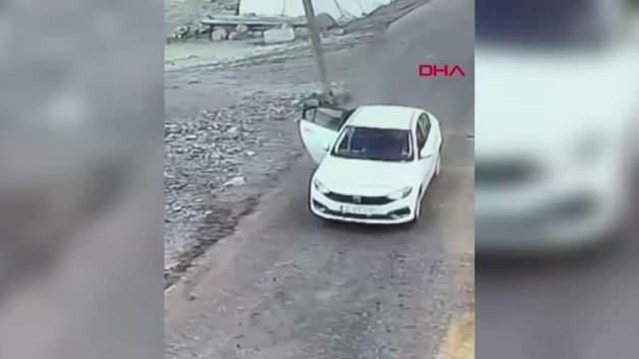 Ankara’da 4 aracın kundaklandığı anlar kamerada