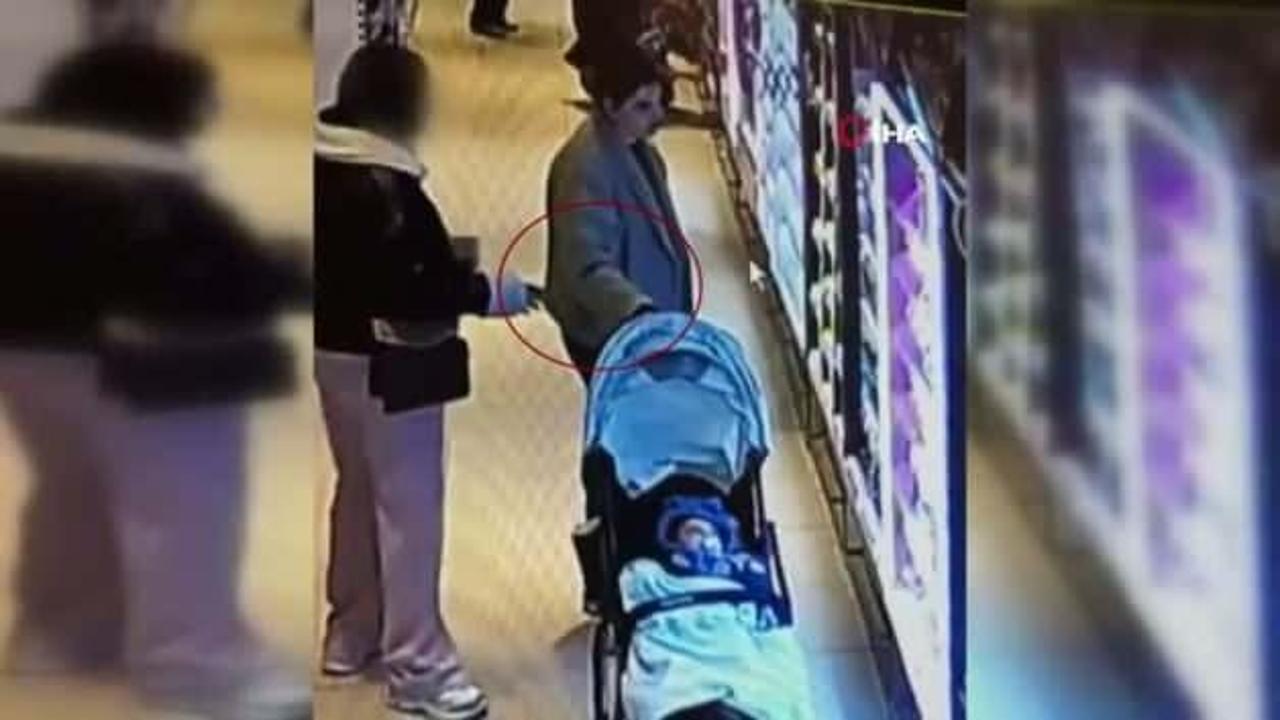 Kılıktıktan kılığa giren cep telefonu hırsızı kadın kamerada