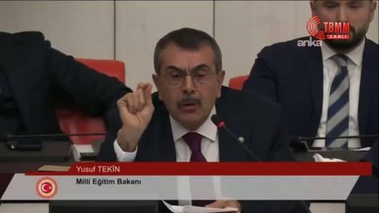 Bakan Yusuf Tekin'den 'sabun yok' diyen CHP'lilere tokat gibi cevap! 'Önce onu çözün'